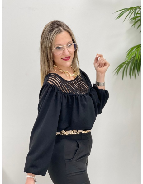 Blusa Llovizna Negra